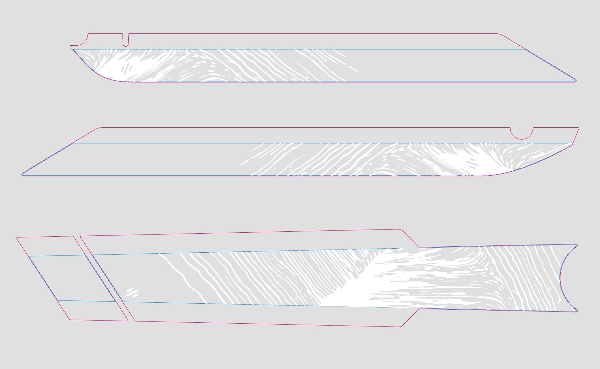 SCOR Spare Parts | Sticker Kit 4060 Z by Slicy CASCADE WHITE